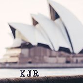 KJR logo infront of the Sydney Opera House