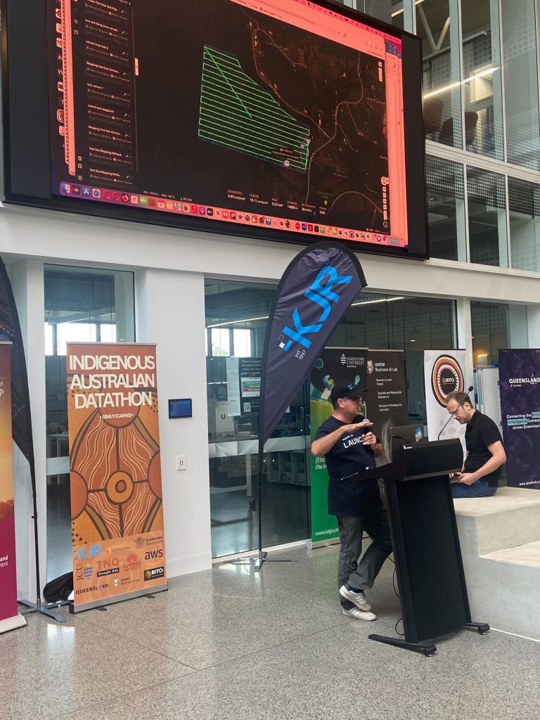 kjr leading innovation at the 3rd indigenous australian datathon - kelvin at iad