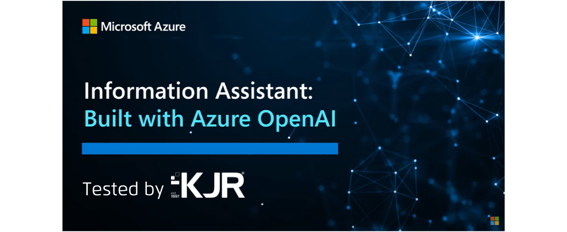 Banner of Information Assistant: Built with Azure OpenAI